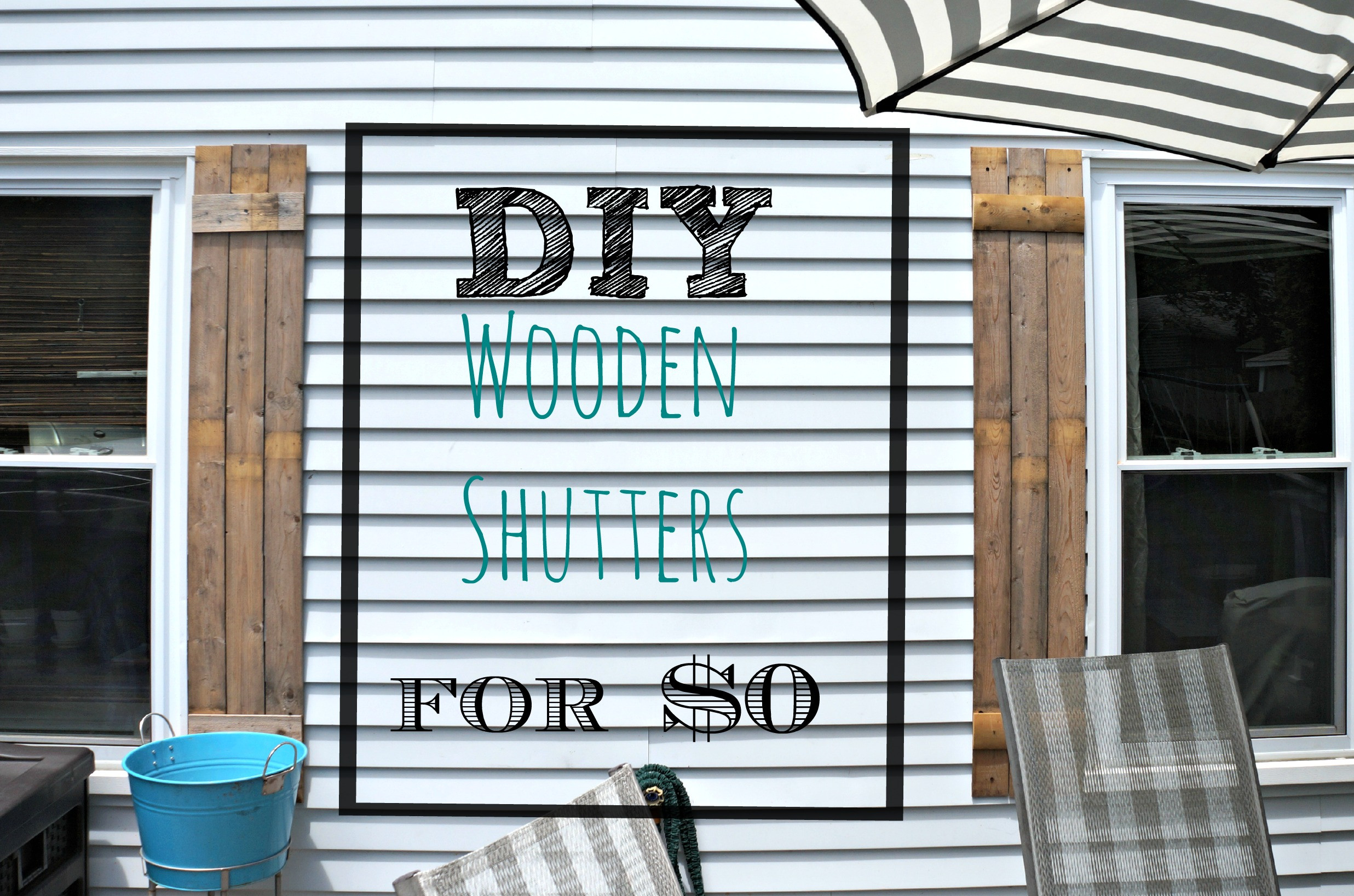 Wooden Shutters DIY
 DIY Wood Shutters for $0