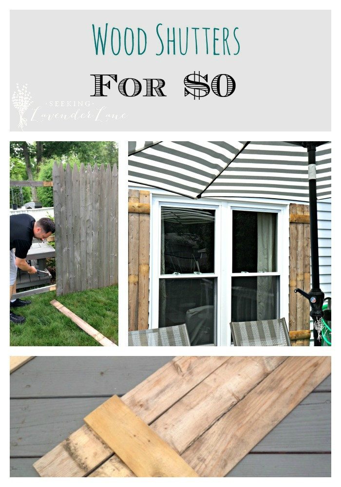 Wooden Shutters DIY
 DIY Wood Shutters for $0