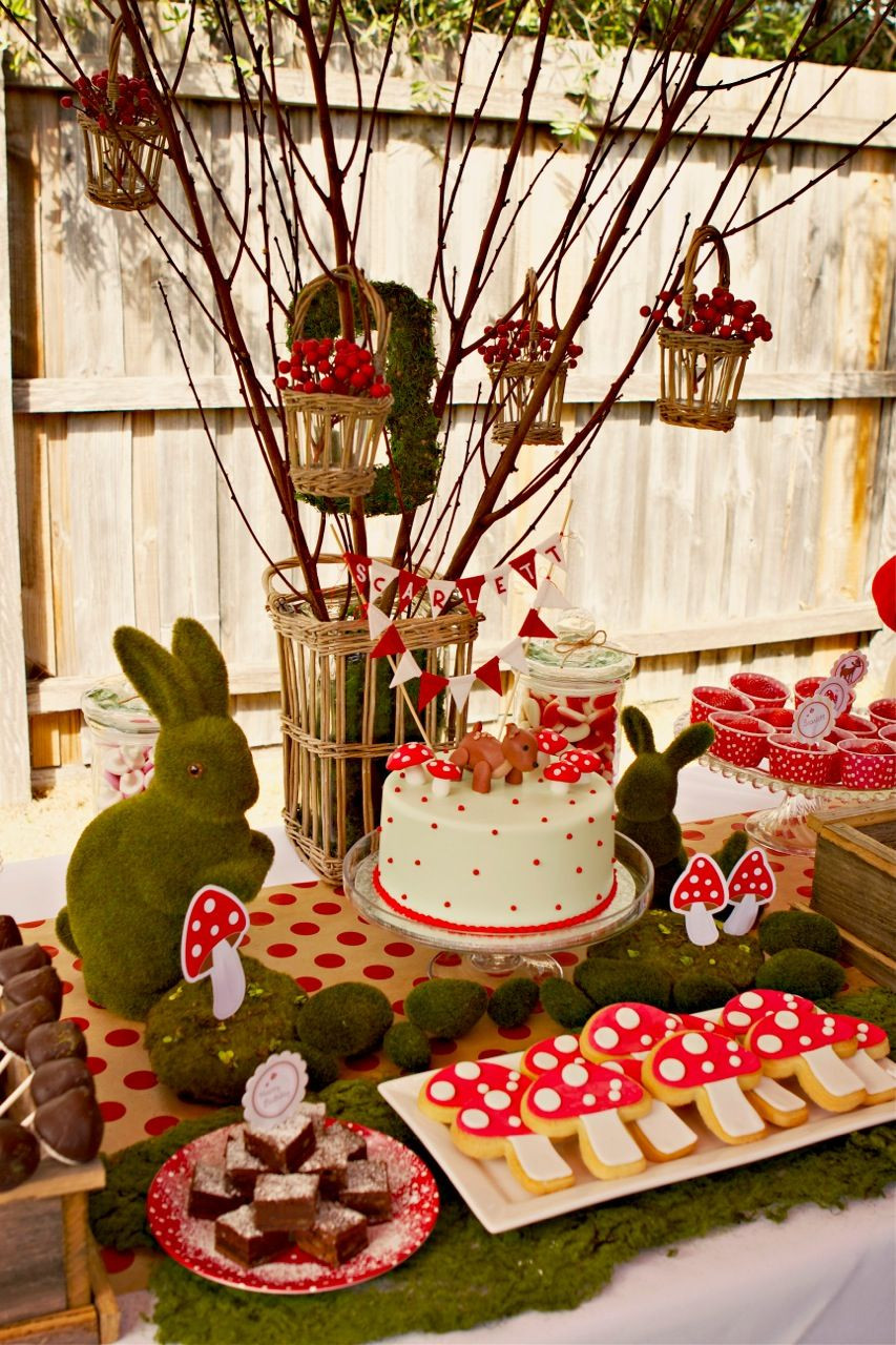 Woodland Birthday Party Ideas
 Woodlands Theme Client Feature