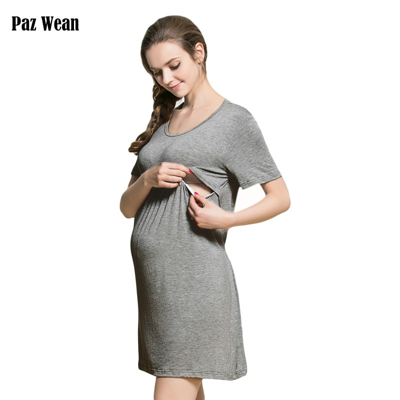 Work Work Fashion Baby
 Pregnancy work clothes maternity gown dresses breast