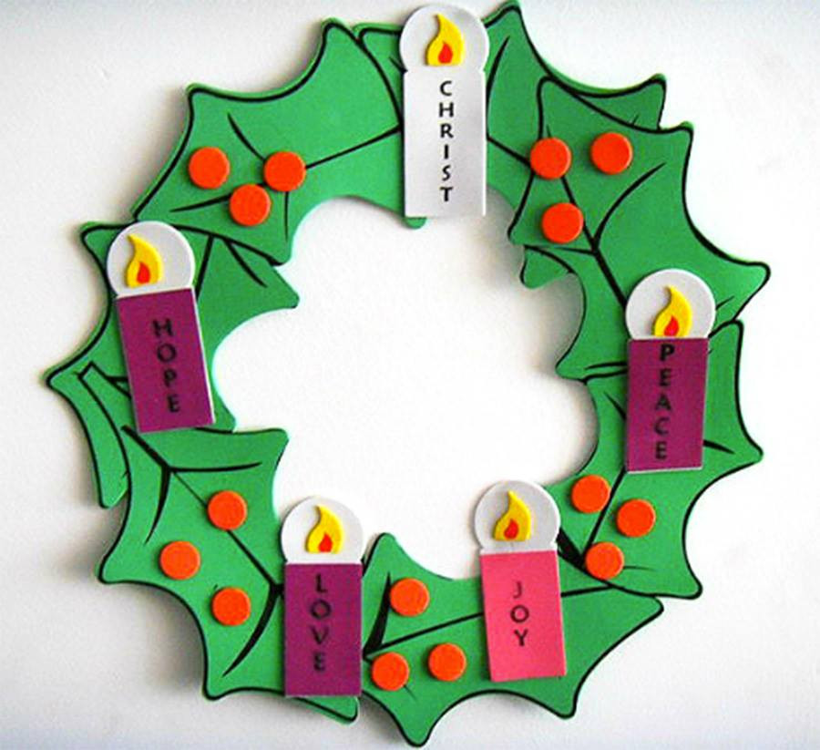 Wreath Craft For Kids
 12 DIY Advent Wreath Crafts to Celebrate and Honor Your Faith