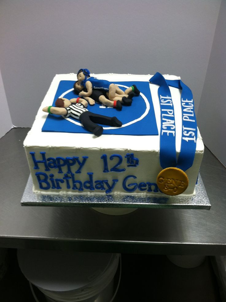 Wrestling Birthday Cake
 70 best Wrestling images on Pinterest