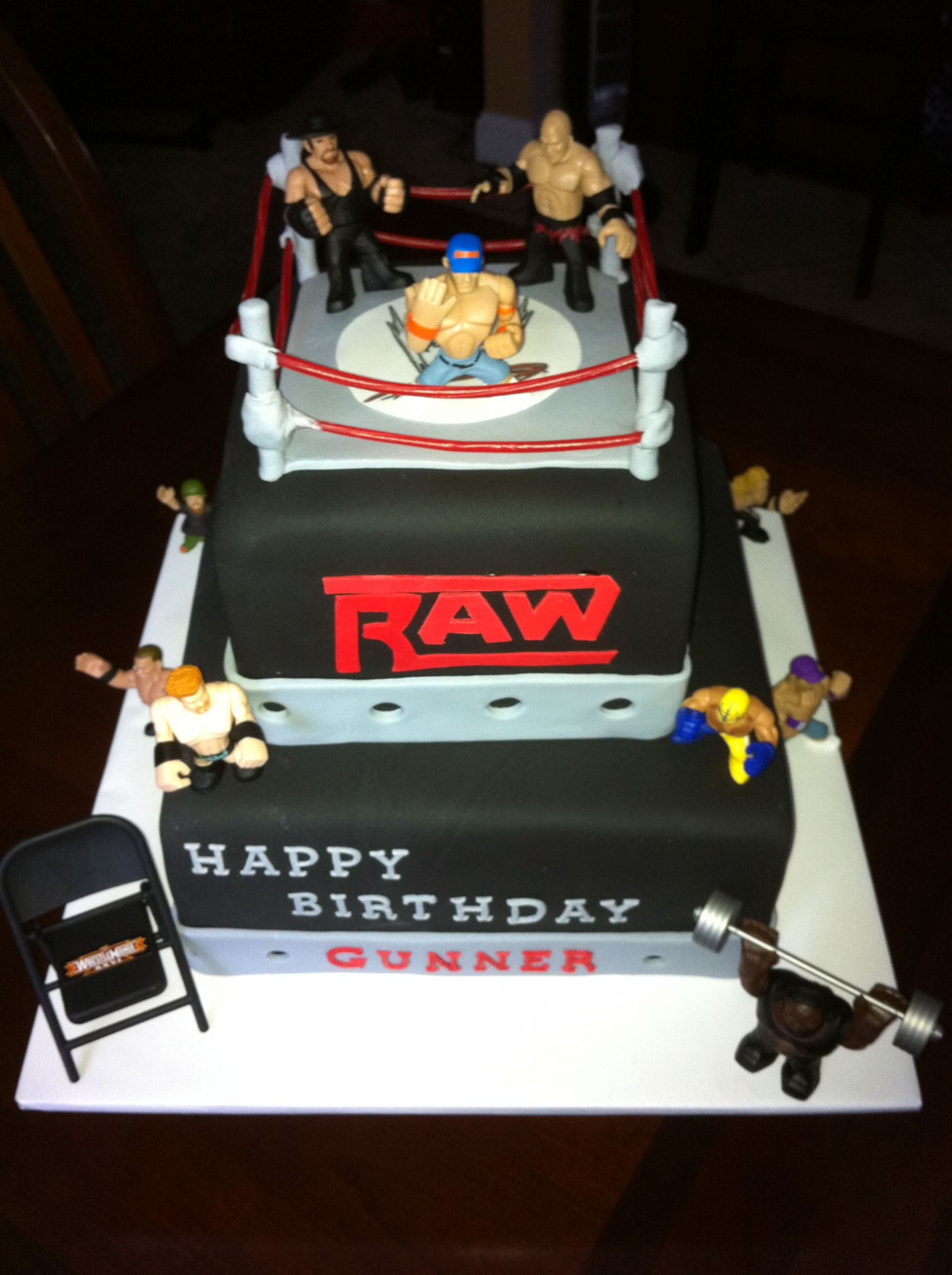 Wrestling Birthday Cake
 Wrestling Cake