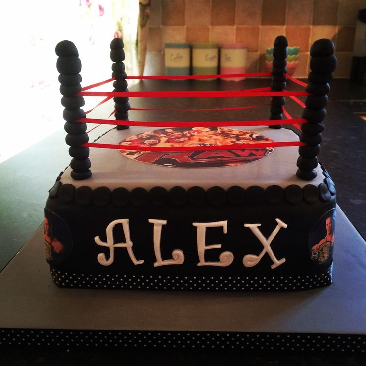 Wrestling Birthday Cake
 WWE Birthday Cake Wrestling Cake