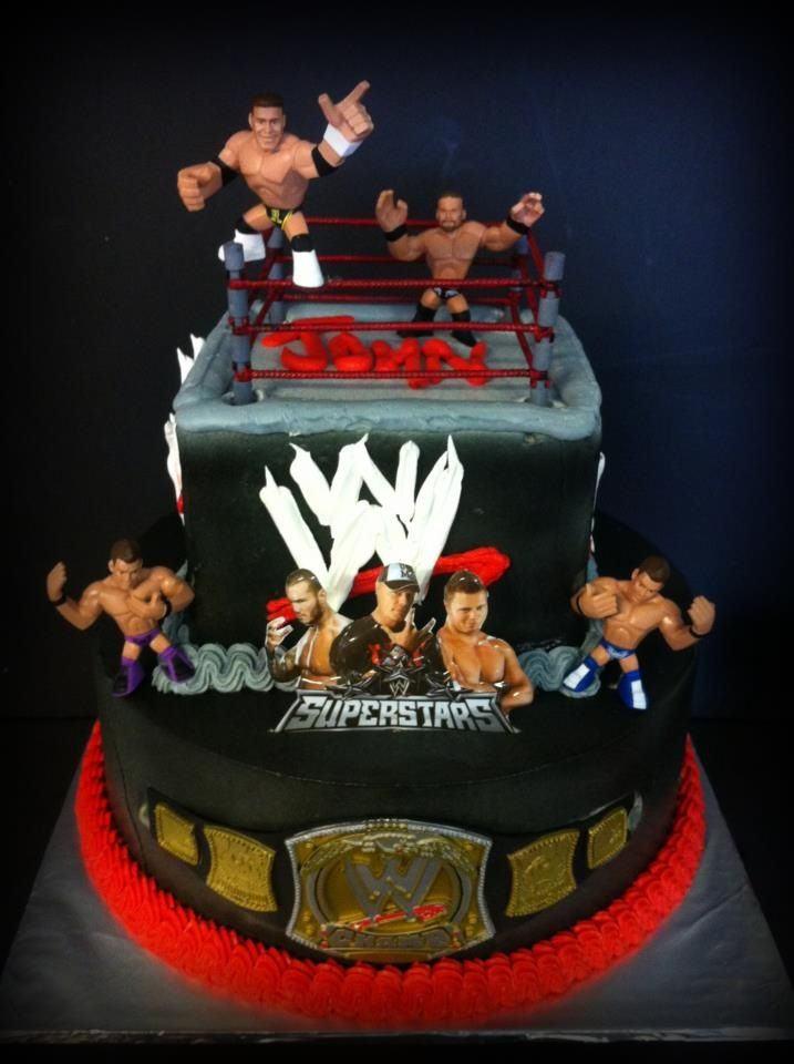Wrestling Birthday Cake
 Wrestling cake Cake