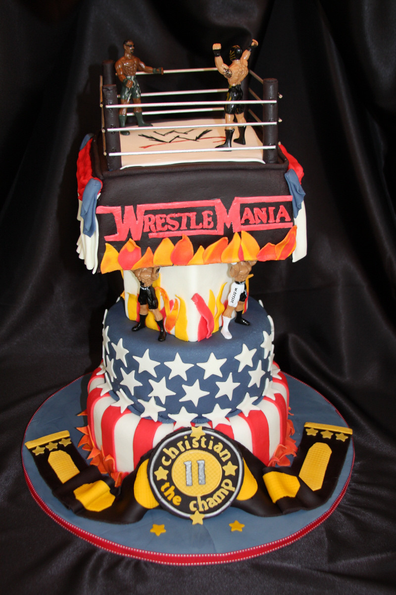 Wrestling Birthday Cake
 WWE Birthday Party