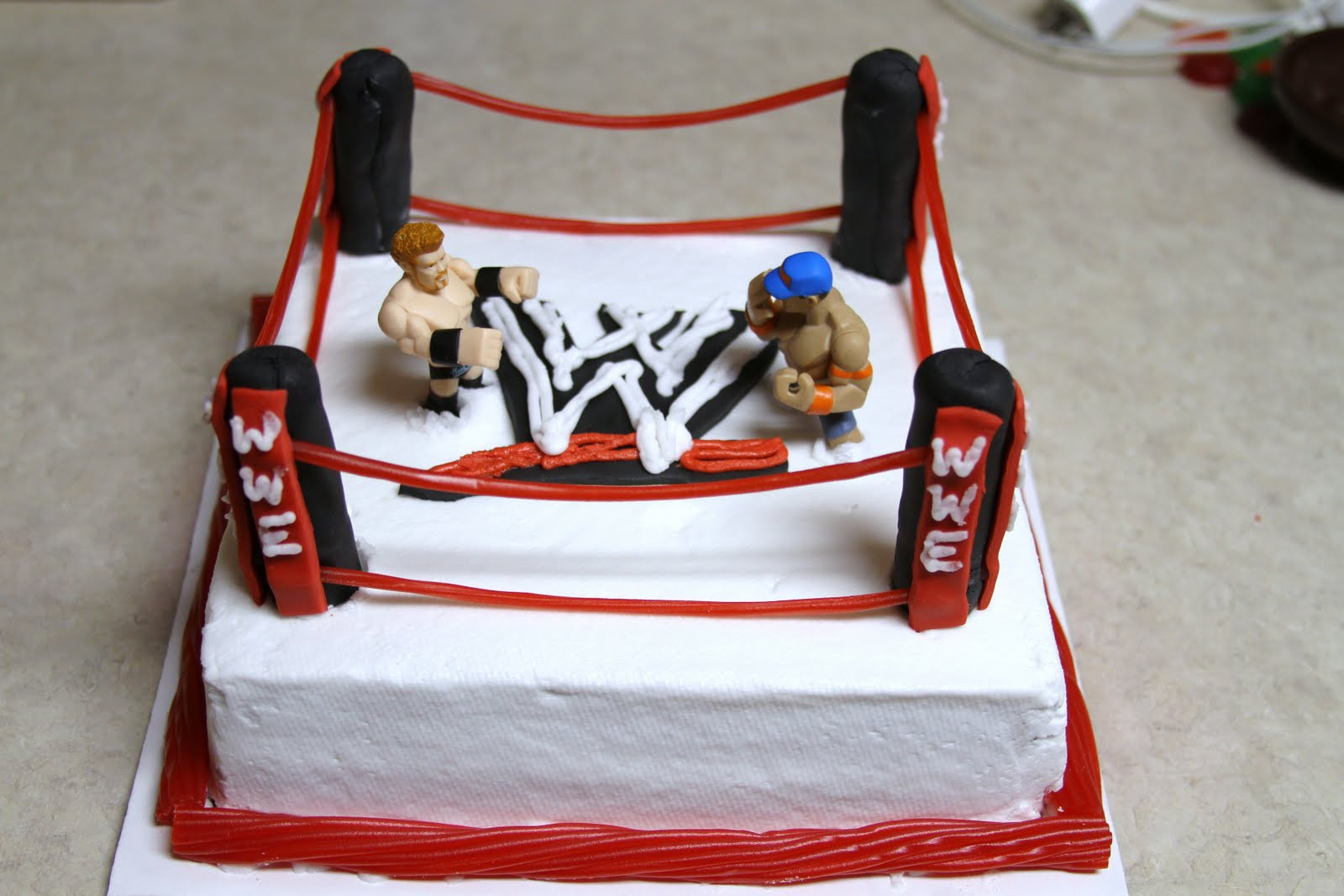 Wrestling Birthday Cake
 WWE Cakes – Decoration Ideas