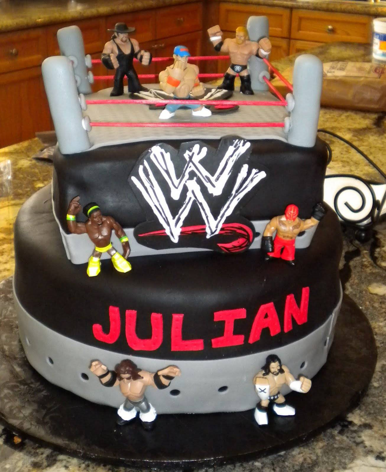 Wrestling Birthday Cake
 WWE Cakes – Decoration Ideas