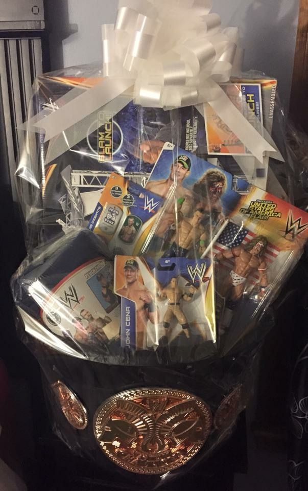 Wwe Gifts For Kids
 WWE Basket made for a birthday t