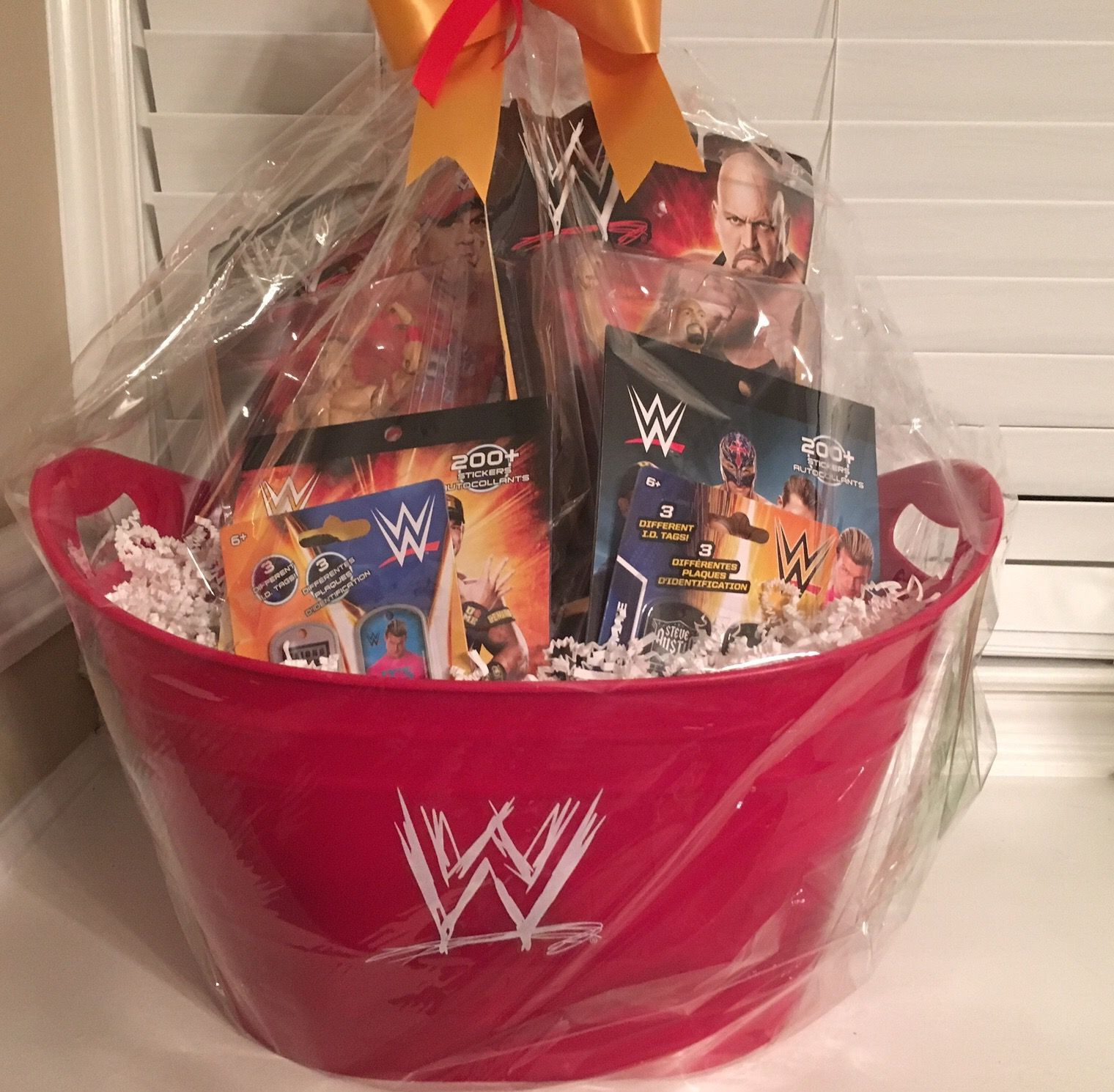 Wwe Gifts For Kids
 WWE t basket