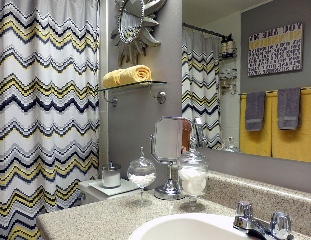 Yellow And Gray Bathroom Decor
 Trendy and Refreshing Gray and Yellow Bathrooms That Delight