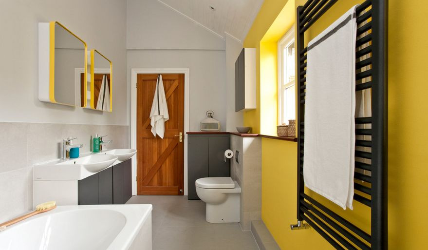 Yellow Bathroom Wall Art
 Using Bold Colors In The Bathroom – When And How To Do It