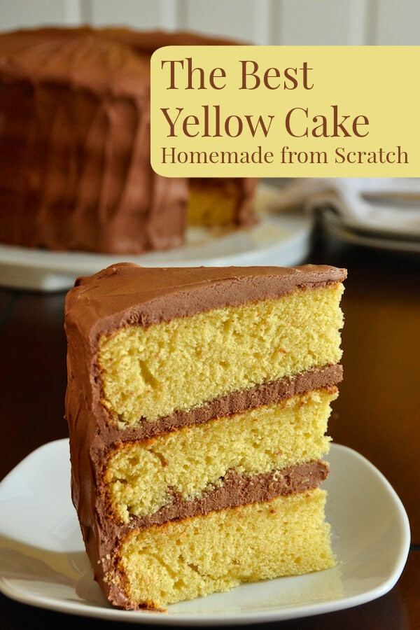 Yellow Birthday Cake Recipe
 The Best Yellow Cake Recipe Homemade from Scratch