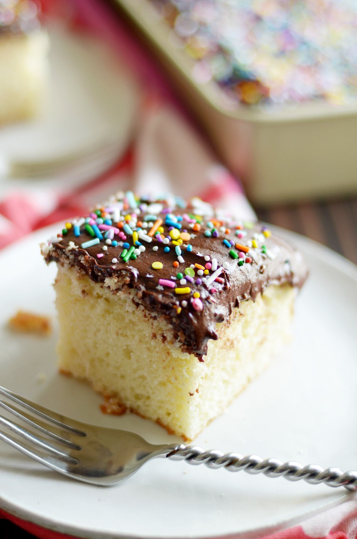 Yellow Birthday Cake Recipe
 Yellow Birthday Cake with Creamy Chocolate Frosting