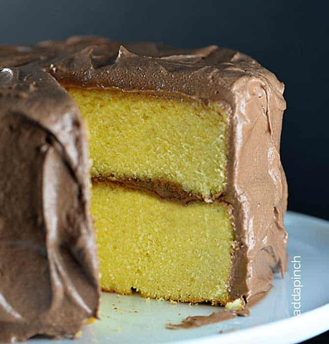 Yellow Birthday Cake Recipe
 The Best Classic Yellow Cake Recipe Add a Pinch