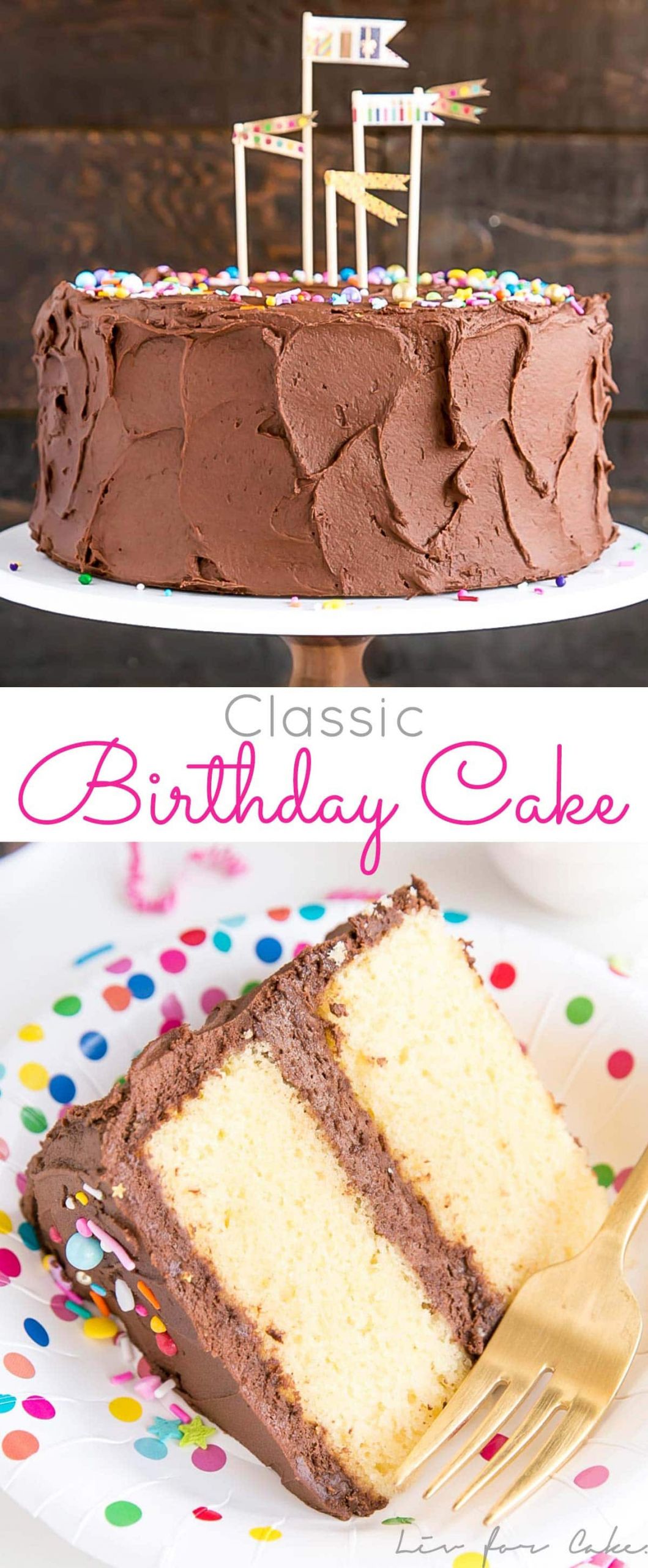Yellow Birthday Cake Recipe
 The Best Ideas for Calories In Yellow Cake with Chocolate