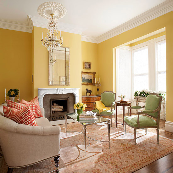 Yellow Paint For Living Room
 Yellow living room design ideas
