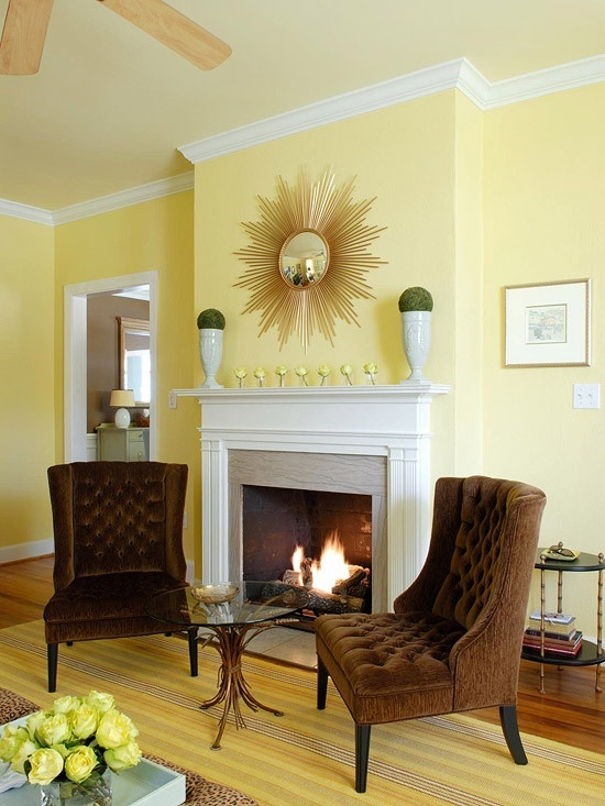 Yellow Paint For Living Room
 Interesting Yellow Living Room Design Ideas