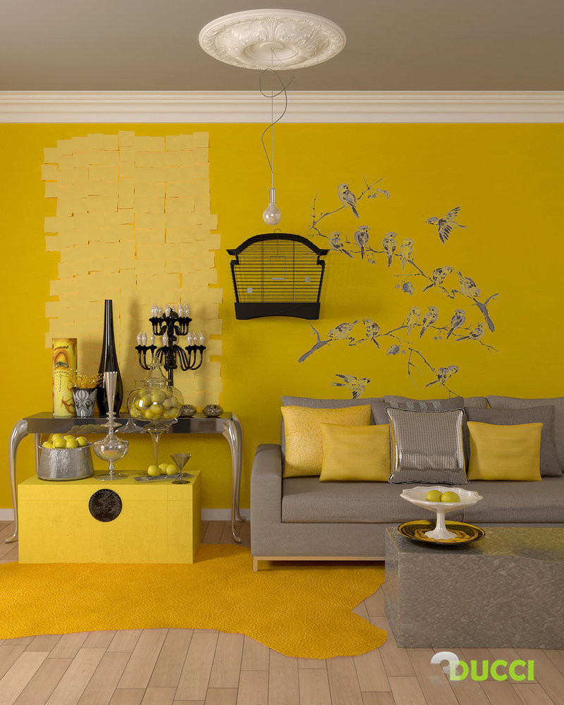 Yellow Paint For Living Room
 Yellow Room Interior Inspiration 55 Rooms For Your