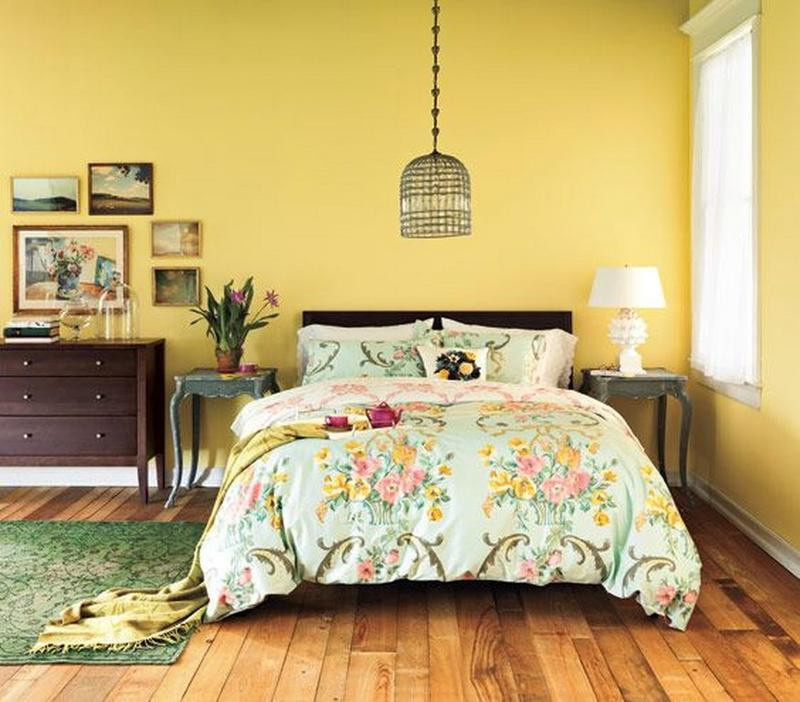 Yellow Walls Bedroom
 15 Pleasant Yellow Bedroom Design Ideas Rilane