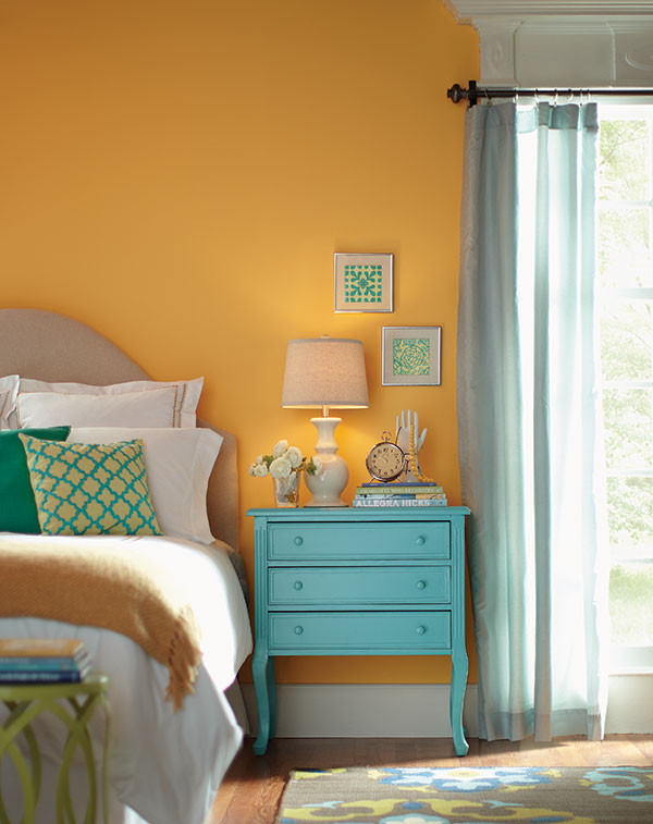 Yellow Walls Bedroom
 Decorating Ideas Unexpected Ways to Add Color to your Home