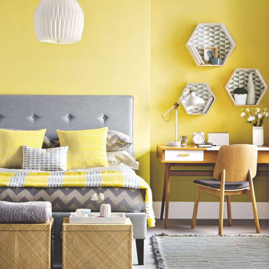 Yellow Walls Bedroom
 Bedroom colour schemes – colourful bedrooms – bedroom colours