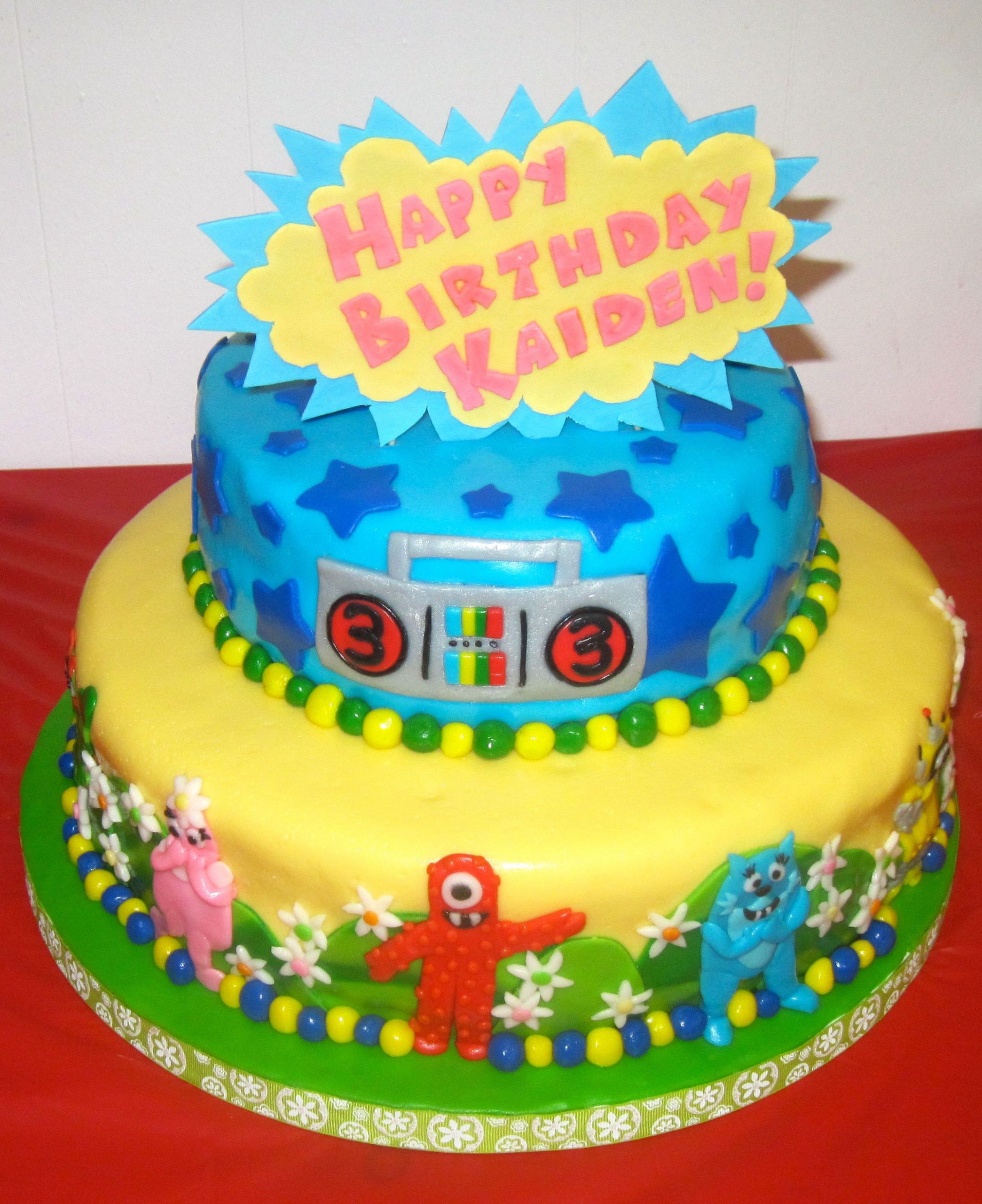 Yo Gabba Gabba Birthday Cake
 Yo Gabba Gabba birthday cake created by Sugar Bellies