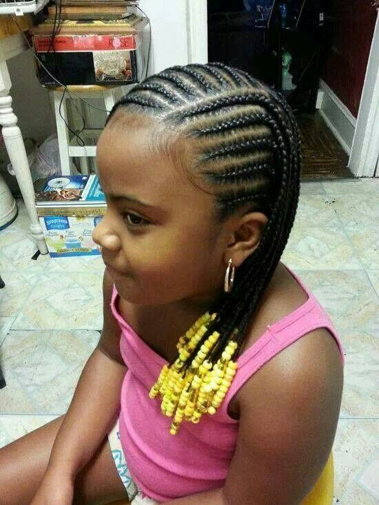 Young Black Girls Hairstyles
 38 Braids with Beads Hairstyles For Young Black Girls