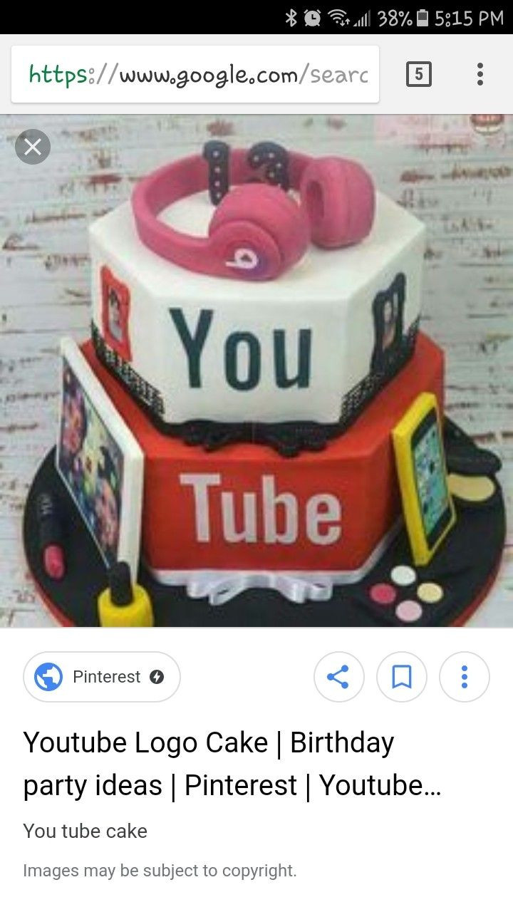 Youtube Birthday Cake
 cake