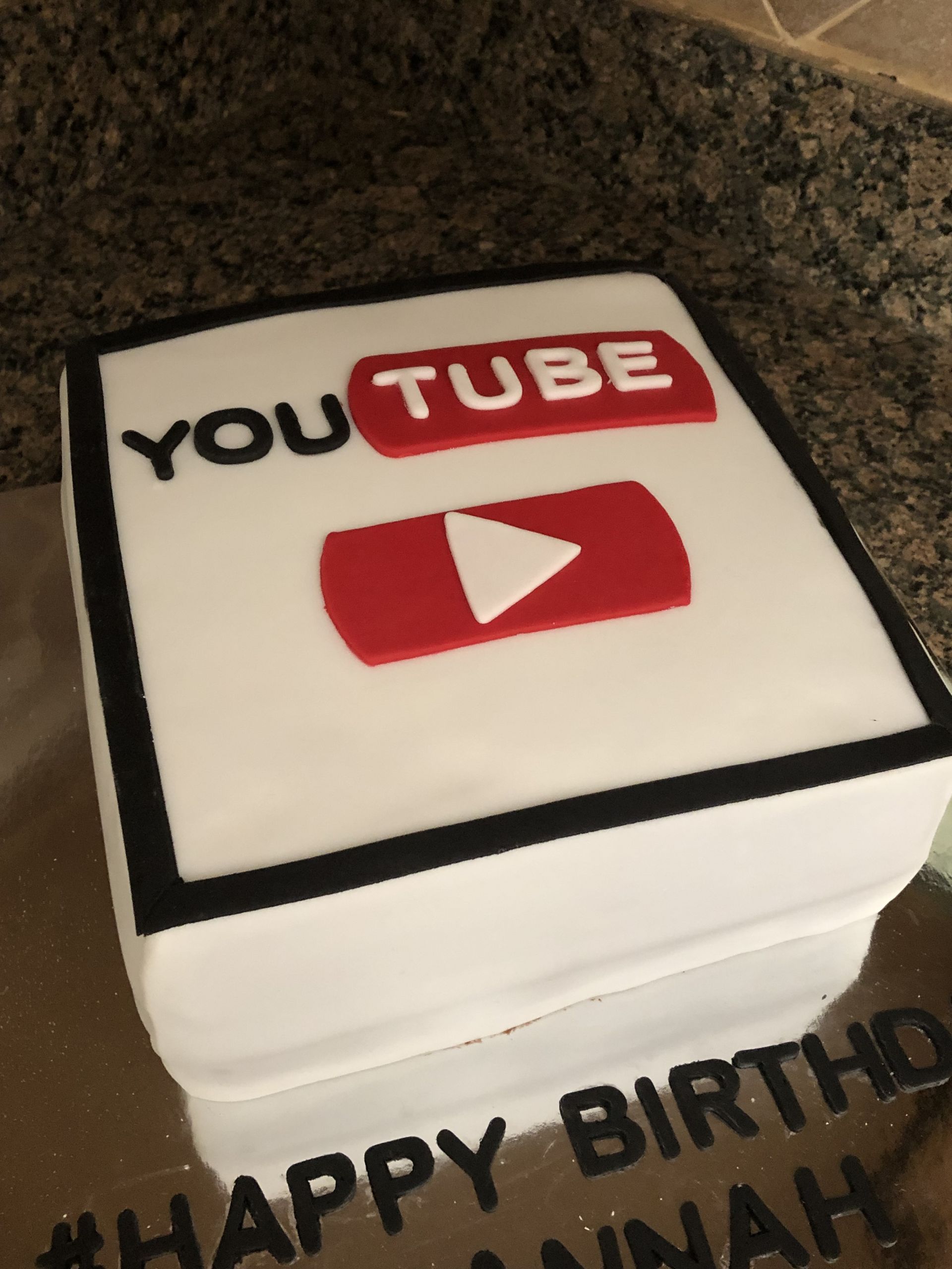 Youtube Birthday Cake
 Themed Cake