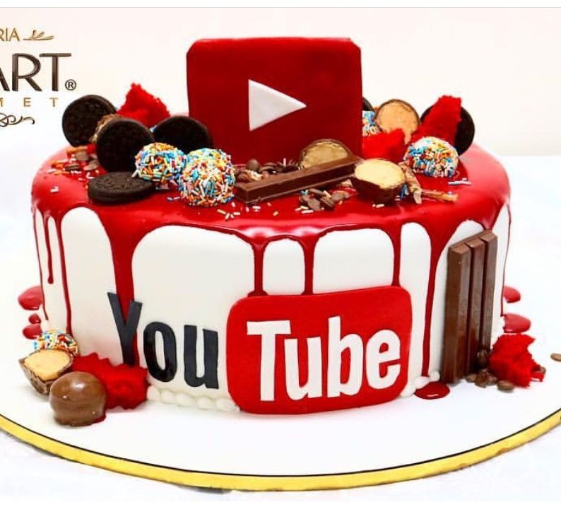 Youtube Birthday Cake
 Pin by Janice Pendergrass on Maleeyah bday