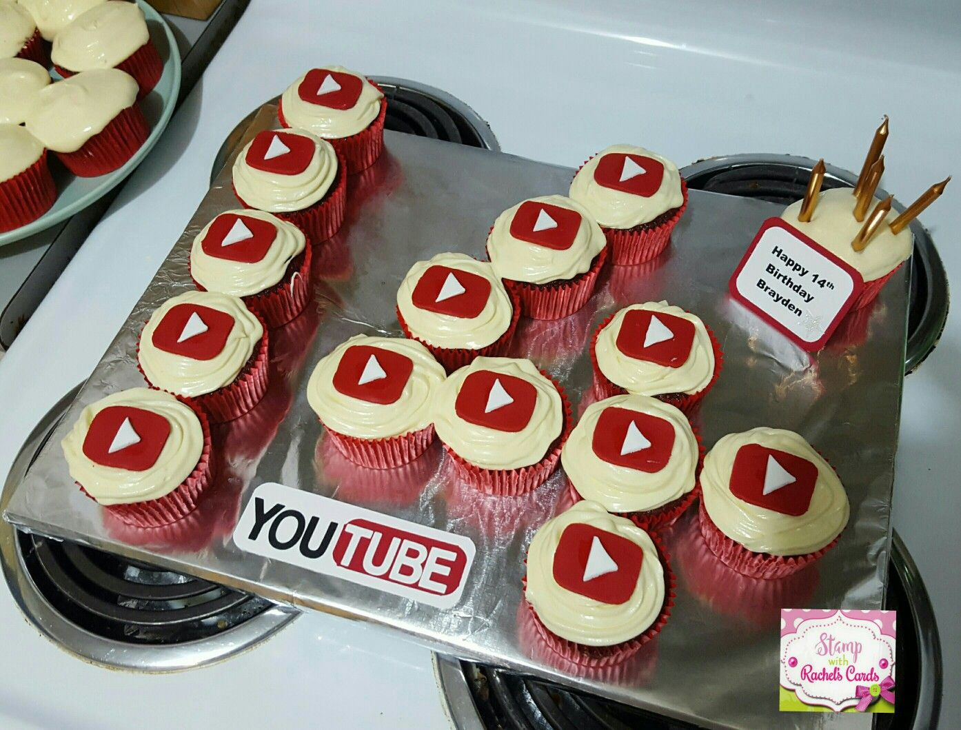 Youtube Birthday Cake
 The 14th Birthday cake i made for my You Tube obsessed son