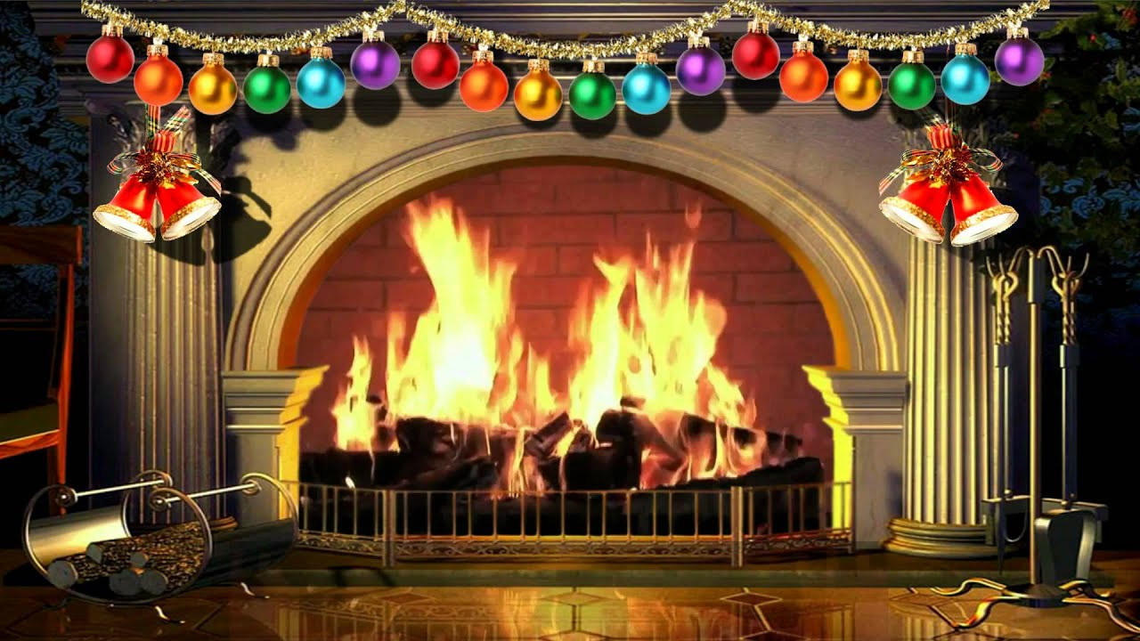 Youtube Fireplace With Christmas Music
 Virtual Christmas Fireplace Yule Log With Music Free