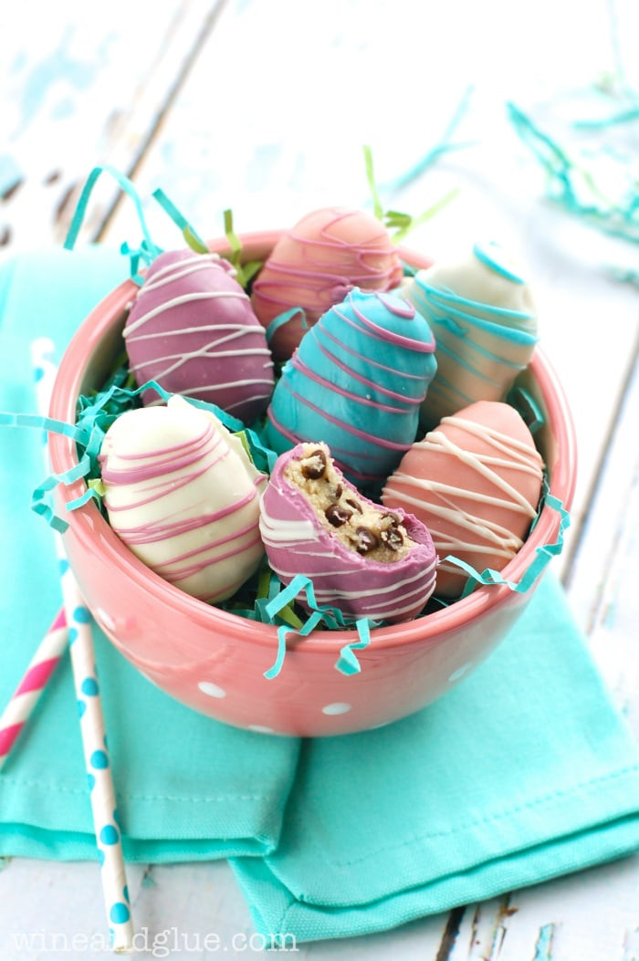 Yummy Easter Desserts
 Easter Egg Cookie Dough Truffles