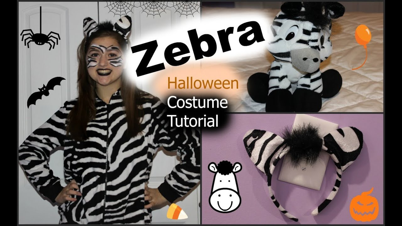 Zebra Costume DIY
 Easy Zebra Halloween Costume Tutorial DIY