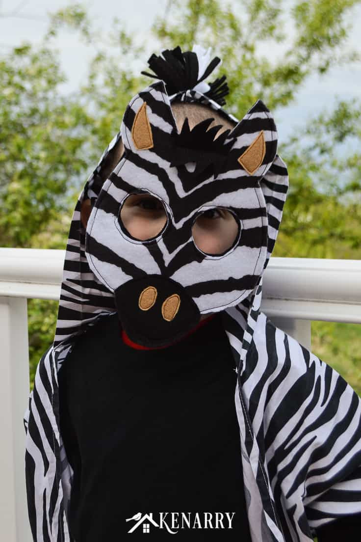 Zebra Costume DIY
 DIY Animal Costume Easy Kid s Zebra Costume with Free