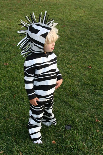 Zebra Costume DIY
 DIY Halloween Zebra Costume