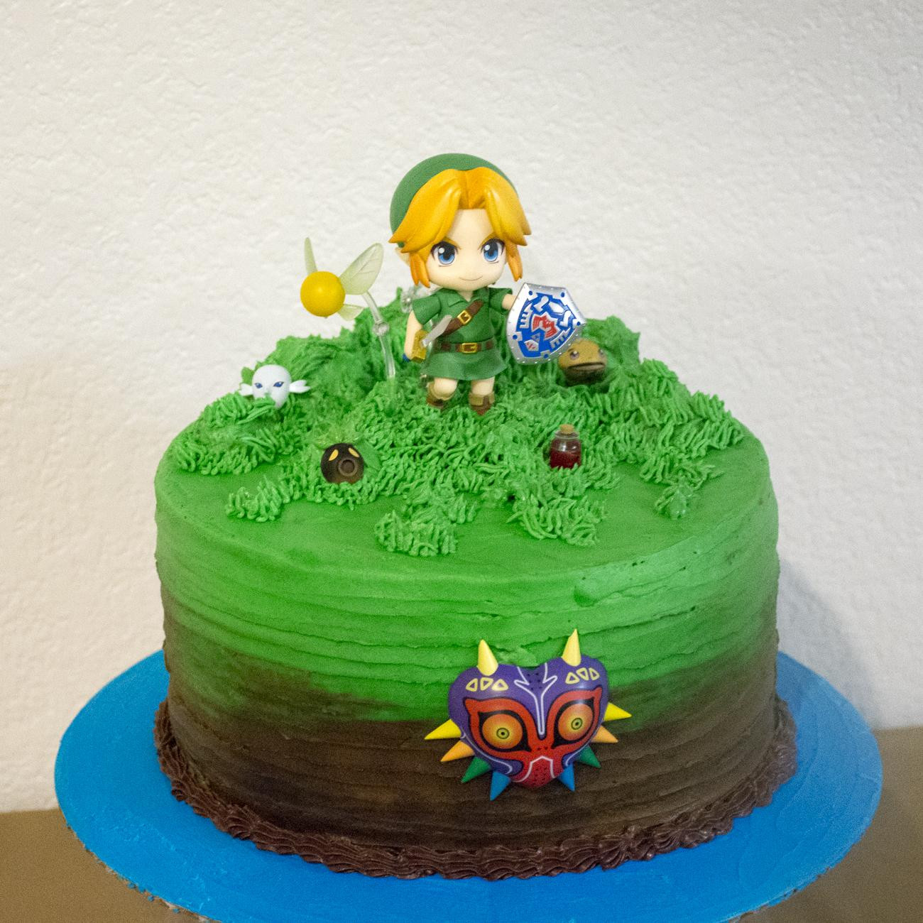 Zelda Birthday Cake
 [Homemade] Legend of Zelda birthday cake food