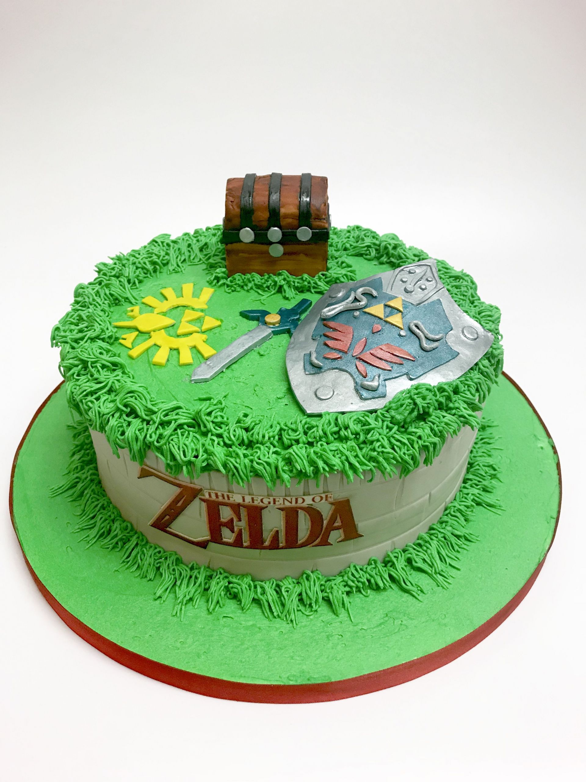 Zelda Birthday Cake
 The Legend of Zelda birthday cake