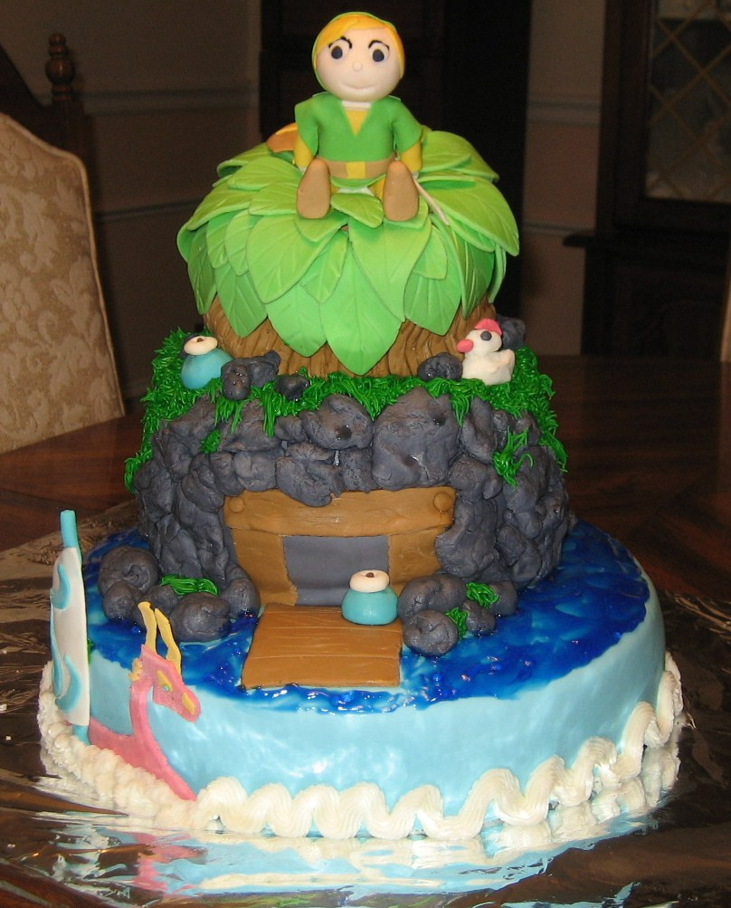 Zelda Birthday Cake
 Pam and Nina s Crafty Cakes Legend of Zelda Cake