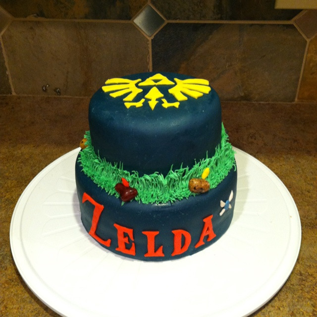 Zelda Birthday Cake
 Zelda Birthday Cakes