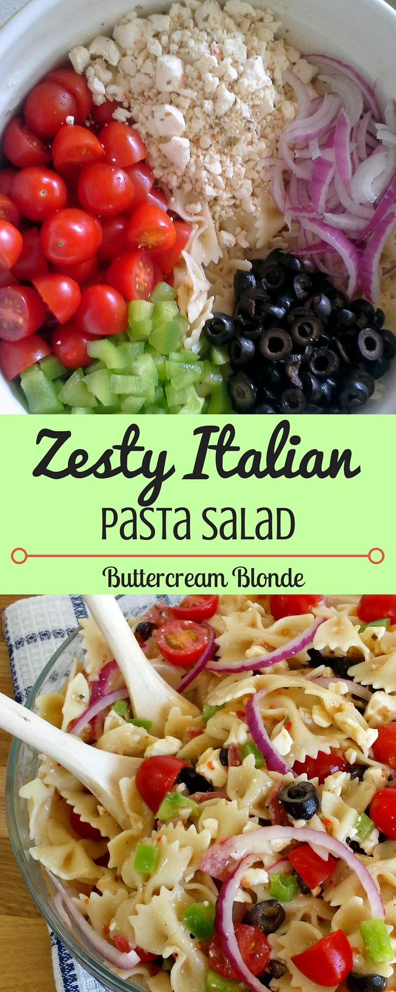 Zesty Italian Pasta Salad
 Zesty Italian Pasta Salad