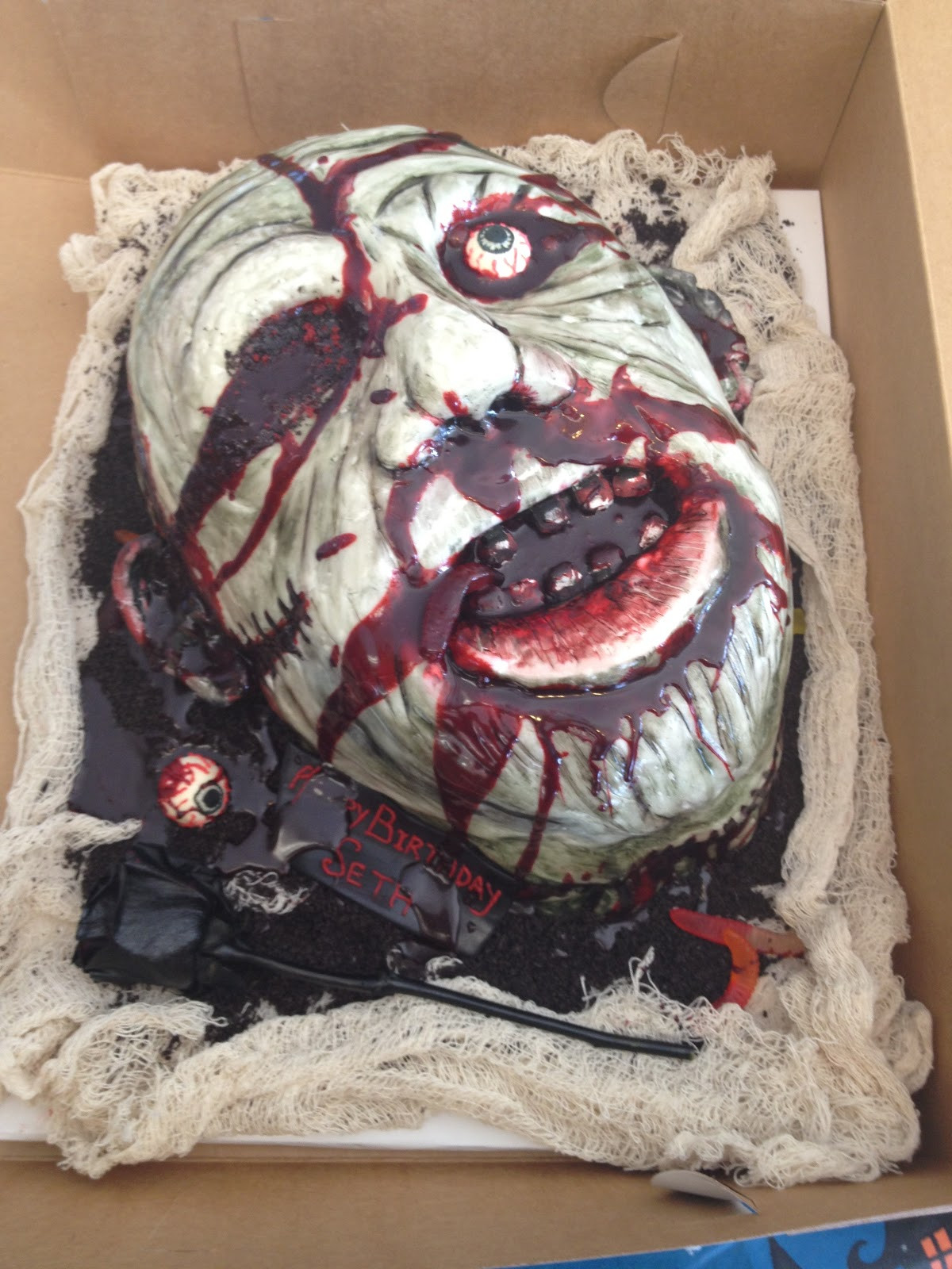 Zombie Birthday Cakes
 CakeCreated Zombie Cake
