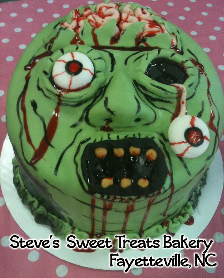 Zombie Birthday Cakes
 Zombie cake Seths 7th Birthday cake