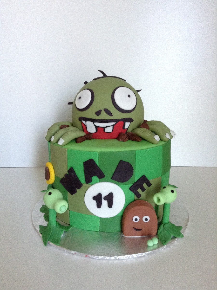 Zombie Birthday Cakes
 Plants Vs Zombies Birthday Cake CakeCentral