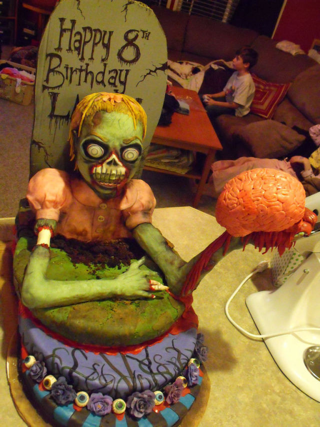 Zombie Birthday Cakes
 Zombie Birthday Cake Damn Cool