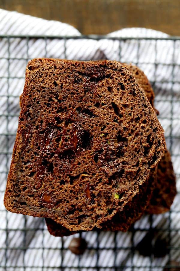 Zucchini Bread With Chocolate Chips
 Chocolate Chocolate Chip Zucchini Bread Melanie Makes