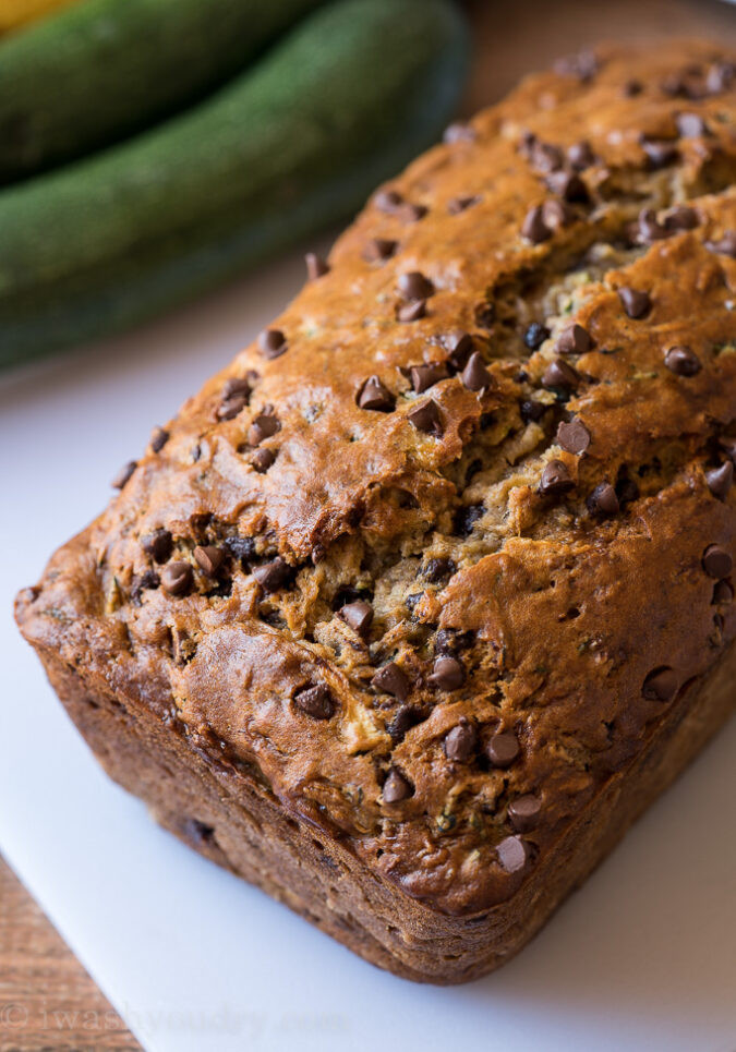 Zucchini Bread With Chocolate Chips
 e Bowl Chocolate Chip Zucchini Bread
