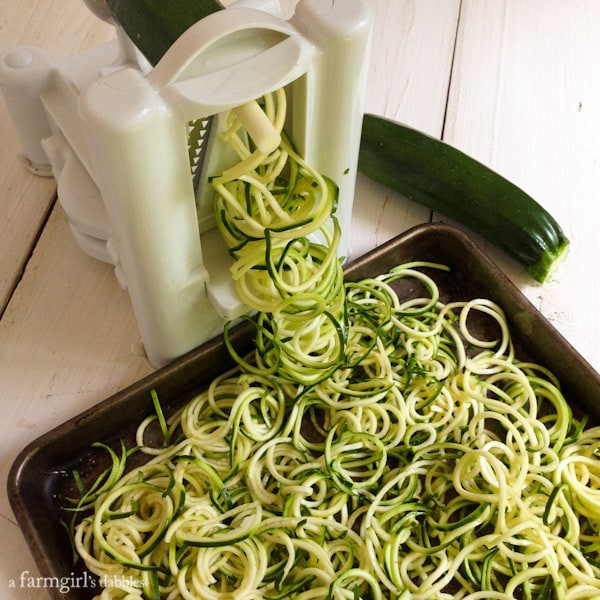 Zucchini Noodles Maker
 Cheesy Zucchini Noodles Bake with Roasted Corn and Red
