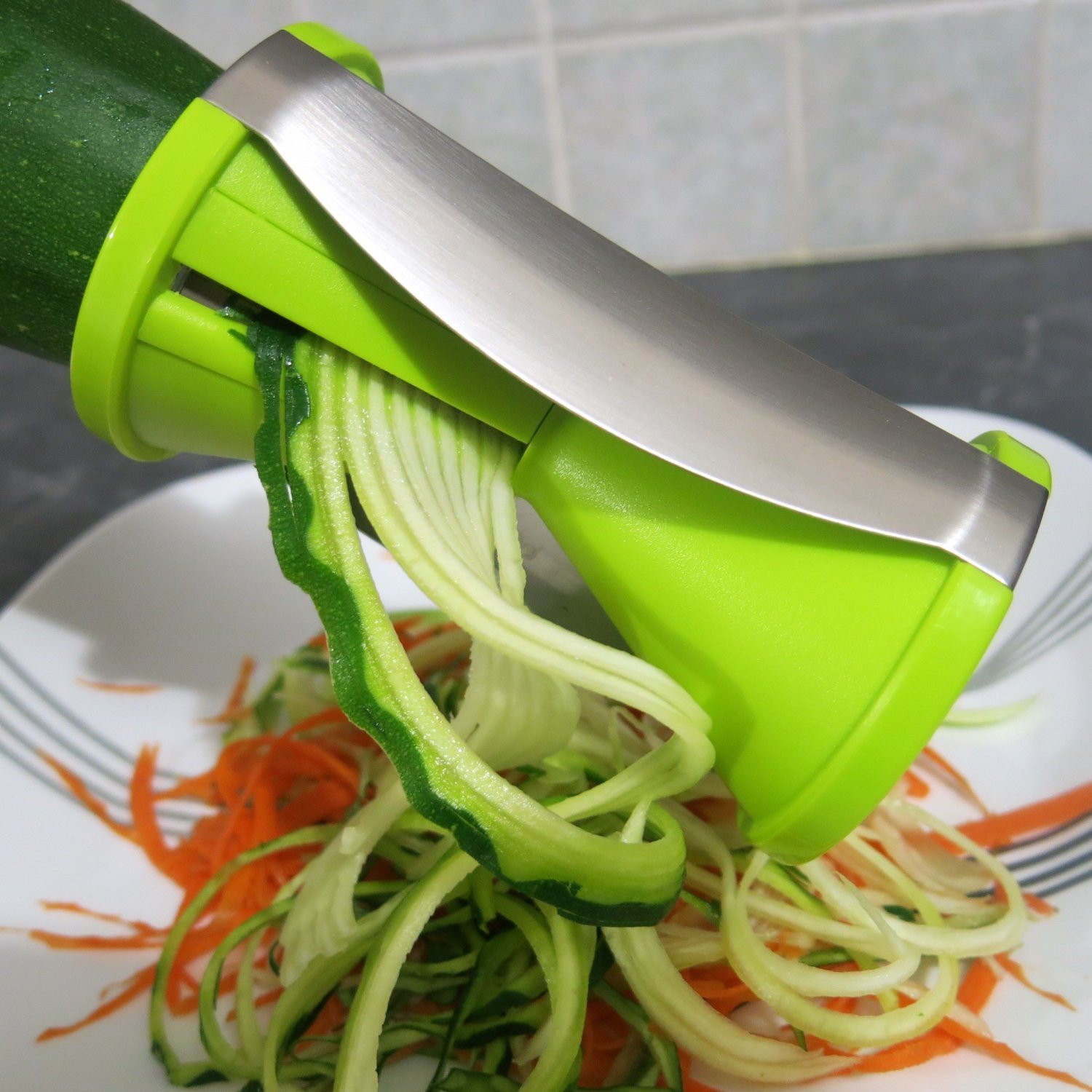 Zucchini Noodles Maker
 New Kitchen Active Spiralizer Spiral Slicer Zucchini